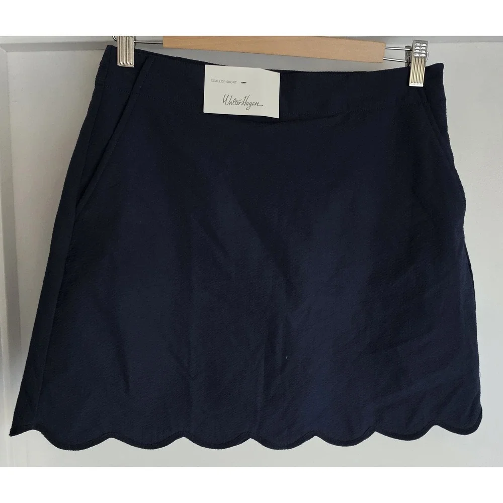 Walter Hagen Golf Skort Size 4 Dark Navy Athletic Mini Skirt Activewear